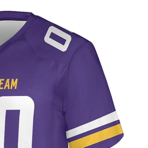 Uniforme de Fútbol Americano al por Mayor, Fabricante OEM, Ropa Deportiva Personalizada, Conjunto de Pantalones y Camiseta Transpirable con Logotipos Sublimados o Impresos - Product Image 4