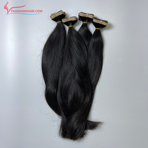 Meilleure vente!!! Tape extensions de cheveux 100% cheveux vietnamiens birmans bouclés ondulés couleur naturelle fournisseurs de cheveux humains - Product Image 5