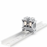 Connecteur électrique Rail Din Uk-6n connecter bornier 57a 800v 0.2-6 fils gamme fusible bornier connecteur