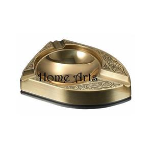 Cenicero para fumar de latón de calidad premium, diseño atractivo, tamaño de forma personalizado, cenicero para fumar de la India - Product Image 2