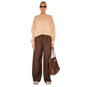 Sudadera de lana suave superventas para mujer, ropa de calle informal de manga larga, jersey de moda con logotipo y colores personalizados - Product Image 4