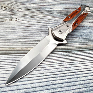 Couteau de chasse professionnel en acier Damas à pointe tombante, personnalisé, de haute qualité, service OEM ODM, pratique pour l'extérieur, garantie 1 an - Product Image 3