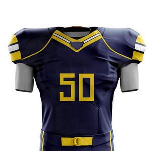 Uniforme de Fútbol Americano Unisex de Alta Calidad Hecho a Medida 2026 Manga Corta 100% Poliéster Transpirable Protección UV Secado Rápido - Product Image 4