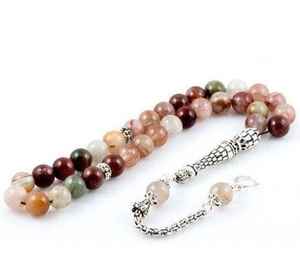 Rosarios Tasbih de resina de 33 cuentas para oraciones musulmanas durante los festivales de Ramadán Tasbih de resina hecha a mano de alta calidad - Product Image 1