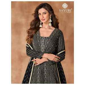 Excelente calidad Trending Heavy Real Georgette con hermoso bordado Salwar Suit Fabricante de Surat - Product Image 5