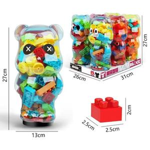 60 pièces blocs de construction pour les tout-petits jouets à empiler et jeux de puzzle pour l'apprentissage et l'amusement des STEM jouets Montessori - Product Image 6