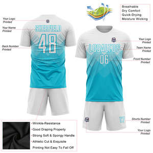 Proveedor de uniformes de fútbol Premium que proporciona conjuntos de camisetas de fútbol duraderos para ligas escolares y competiciones de torneos deportivos - Product Image 5