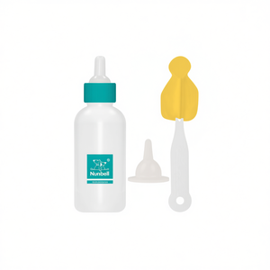 2 in 1 <b>Small</b> Animal Supplies Pet Nursing <b>Bottle</b> Set Puppy Kitten Feeding <b>Bottle</b> Milk Feeder Kit Wholesale Manufacturer - Product Image 2