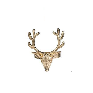 Soporte de anillo y servilletero de latón para boda, decoración del hogar, GEMA, cristal, Ágata - Product Image 2