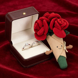Wholesale Super Soft <b>Jelly</b> Catt Romantic Rabbit Plush Toys Perfect Aesthetic Valentine's Day Gift and Wedding Couple Present - Product Image 3