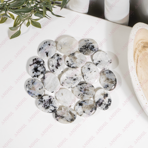 Piedras de la Llegada de la Luna Arcoíris Ovaladas Hechas a Mano Ecológicas Feng Shui Gemas Religiosas Decoración para Meditación - Product Image 3