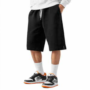 <b>Men</b> Winter <b>Fleece</b> Sweat <b>Shorts</b> Jogging Running Wear Sweat <b>Shorts</b> <b>Men's</b> Streetwear 450 GSM Jogger <b>Shorts</b> <b>Mens</b> - Product Image 1