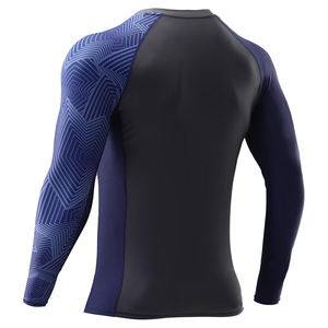 Camiseta Deportiva de Manga Larga con Cuello Redondo y Ajuste Entallado de Buena Calidad para Sublimación, Ropa Deportiva de MMA con Diseño y Talla Personalizados - Product Image 2