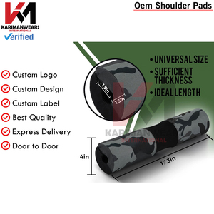 Barbell Pad for Hip Thrusts Squats Premium Barbell <b>Cushion</b> Safety Gym Bar Pad Set <b>Neck</b> Support Workout Squat Bars Weightlifting - Product Image 5