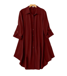 Mejor oferta último diseño vestido de verano para mujer Flare manga larga vestido suelto mujeres señoras elegantes vestidos casuales - Product Image 6