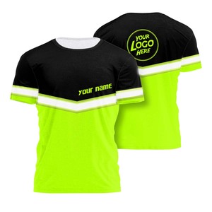 Vêtements de travail de sécurité deux tons Construction Vêtements de sécurité réfléchissants Pull Over Tee Shirt pour hommes - Product Image 4