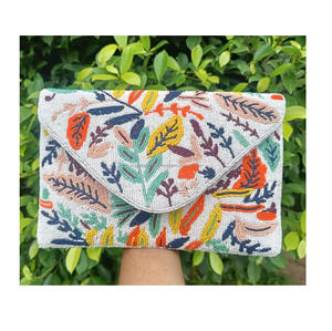 Sacs à main de soirée élégants en perles de style bohème pour femmes, fabriqués à la main en Inde, sacs à bandoulière pour le shopping et les fêtes, sacs messagers bohèmes - Product Image 2