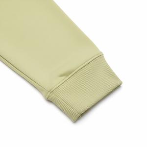 Sudadera con capucha amarilla pálido premium para mujer, estilo urbano, de alta calidad, de algodón y felpa, holgada, sudadera con capucha, conjunto deportivo, sudaderas al por mayor - Product Image 6