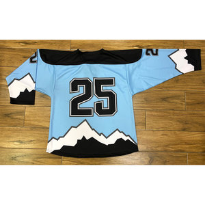 เสื้อเจอร์ซีย์เล่นฮ็อกกี้น้ำแข็งแบบเรียบของผู้ชายทีมสั่งทำได้ - Product Image 2