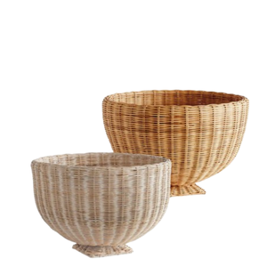 Cuenco decorativo de ratán antiguo de nuevo diseño al por mayor para artículos de decoración del hogar para sala de estar de Vietnam a buen precio - Product Image 1