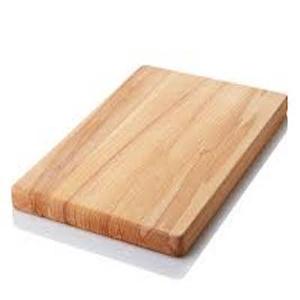 Planche à découper rectangulaire en bois d'acacia brun poli de 14 pouces, accessoires de cuisine naturels QAMAR OVERSEAS - Product Image 2
