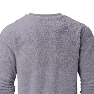 เสื้อสเวตเชิ้ตผ้าเชอร์ปาสำหรับผู้ชาย, เสื้อสเวตเชิ้ตผ้าคอตตอน100% เสื้อสเวตเชิ้ตลำลองผ้าเชอร์ปาสำหรับผู้ชาย - Product Image 6