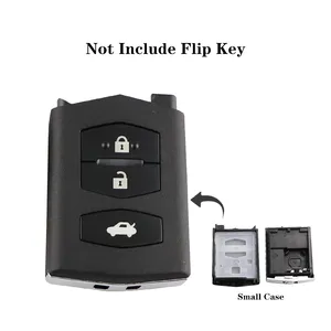 2/3 bouton pliant Flip voiture clé coque Fob étui avec lame non coupée pour Mazda 2 3 5 6 RX8 MX5 M6 CX5 télécommande - Product Image 4