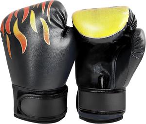 Gants de boxe en cuir véritable sur mesure extensibles nouveaux gants d'entraînement pour coups de pied et coups de poing pour arts martiaux - Product Image 1