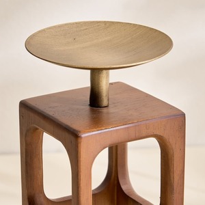 Wooden Six Column <b>Candle</b> <b>Holder</b> Suitable For Home Decor Table Centerpiece And Festive Lighting Handcrafted From India - Product Image 6