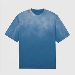 Design OEM personnalisé vêtement usine poids lourd décoloration soleil T-shirt hommes vêtements T-shirt décontracté personnalisable délavé - Product Image 4