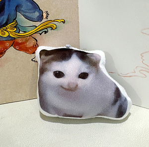 Llavero de Gato de Peluche de Algodón Moderno Personalizable, Colgante de Gato Adorable para Bolsos, Llavero Ligero y Ecológico para Pájaros y Perros - Product Image 4