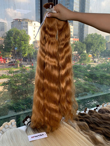 Extensiones de Cabello Humano Virgen de Lujo de 30 Pulgadas, Super Dobles, Naturales, Onduladas y Sedosas, Sin Caída, Disponibles en Todos los Colores - Product Image 5