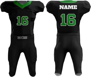 Uniforme de fútbol americano personalizado 2025 Conjunto completo de Jersey y pantalones de sublimación para equipos Clubes OEM y marcas deportivas - Product Image 1