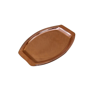 Plateau de service haut de gamme Vaisselle Traiteur Aliments d'occasion Petit déjeuner Plateau de service en métal - Product Image 5