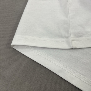 T-shirt surdimensionné décontracté à manches courtes pour hommes 100% coton épaule tombante impression de logo personnalisé vente à chaud solide tricoté - Product Image 6