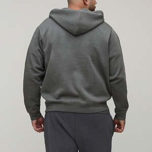 Sudaderas con Capucha Extra Grandes para Hombre, 100% Algodón, Bordado 3D Grueso, Ecológicas, para Otoño, con Logotipo Personalizado - Product Image 3