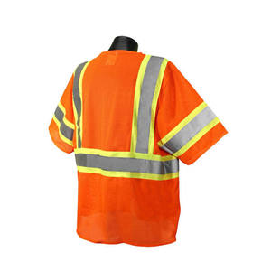 เสื้อกั๊กแจ็กเก็ตป้องกันความปลอดภัยสะท้อนแสงสำหรับใช้ในอุตสาหกรรมเสื้อกั๊กป้องกันการตัดทิ่มป้องกันการมองเห็นสูง - Product Image 6