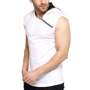 2024 Zipper up <b>Sleeveless</b> Men Gym <b>Hoodies</b> Best Quality Workout Fitness Hot Selling Gym Hoodie for Men OEM ODM Serviced - Product Image 6