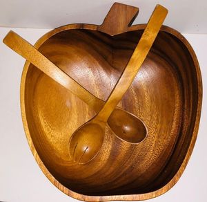 Deluxe Quality Teak Wood Dinnerware Set Customized <b>Shape</b> for Wedding Parties and Hotel Ware Supplies - Product Image 6