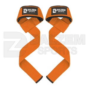 Levantamiento de pesas personalizado, correas de entrenamiento físico, soporte acolchado de neopreno, correa de algodón, muñequeras para levantamiento de pesas - Product Image 4