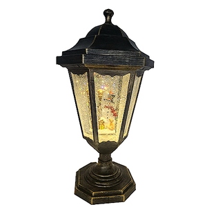 Navidad Año Nuevo decoraciones de lujo oro antiguo plástico agua árbol tablepiece - Product Image 6