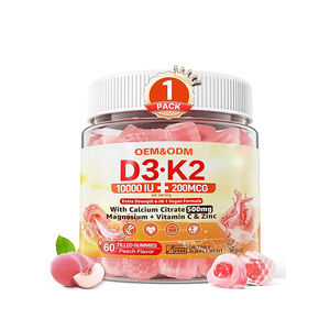 कैल्शियम मैग्नेसियम विटामाइन डी 3 स्वास्थ्य पूरक 1000iu कैल्शियम विटामिन डी 3 k2 b12 मल्टीविटामिन नरम नरम - Product Image 1