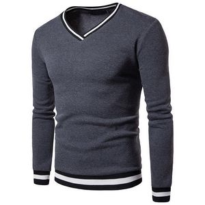 Haute qualité 450G coton lourd éponge française pull surdimensionné sweat Logo personnalisé v cou sweats - Product Image 4