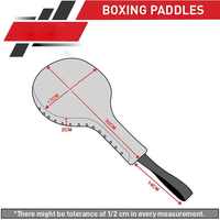 Pagaie de frappe haut de gamme en gros pour l'entraînement de boxe et de kickboxing Logo personnalisé en cuir véritable