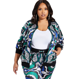 Floral Printed Bomber Jackets Women Bomber Jackets Latest <b>Dye</b> Sublimation Printed Bomber Jackets - Product Image 1