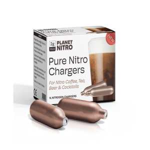 Pack of 16 Food Grade 2g Steel Nitro Chargers for Cream Whipper for Smooth Nitro Coffee Cocktails Nitro Beer - Product Image 6