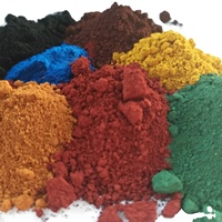 Les fabricants fournissent un colorant de peinture à base d'oxyde de fer rouge pour ciment béton brique asphalte