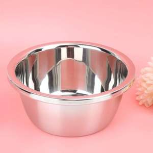 ชามเหล็กดีไซน์โบราณของแท้สำหรับเสิร์ฟแบบดั้งเดิมสีเงินขัดเงาสำเร็จรูปปรับขนาดได้ - Product Image 3