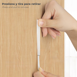 Adhesive Hanging Strips with Velcro 16 x 55 mm. Blister pack of 4 units - Product Image 6