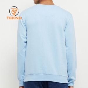 Nuevos hombres profesionales de alta calidad hechos a medida su propio diseño sudadera para niños cuello redondo Color sólido hombres sudaderas - Product Image 3